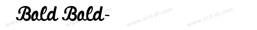 小米 Bold Bold字体转换 小米 Bold Bold字体转换